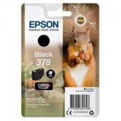 Epson 378 Black Original Ink Cartridge C13T37814010 (5.5 ml) for Expression Home XP-8605, 8606